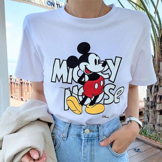 [정품]영문 미키마우스 티셔츠(5color)